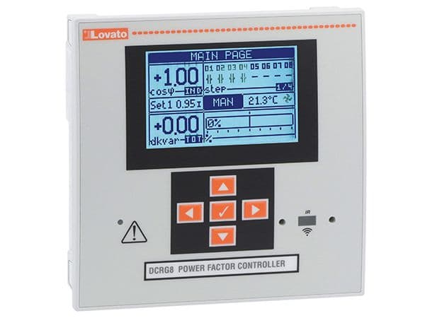 Lovato DCRG8 Power Factor Controller